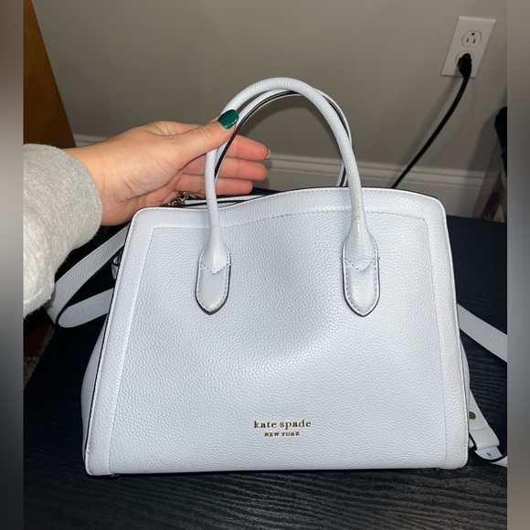 Light Blue Kate Spade Purse - Picture 8 of 12